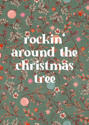 Rockin Around The Christmas Tree Art Print (Free Download)
