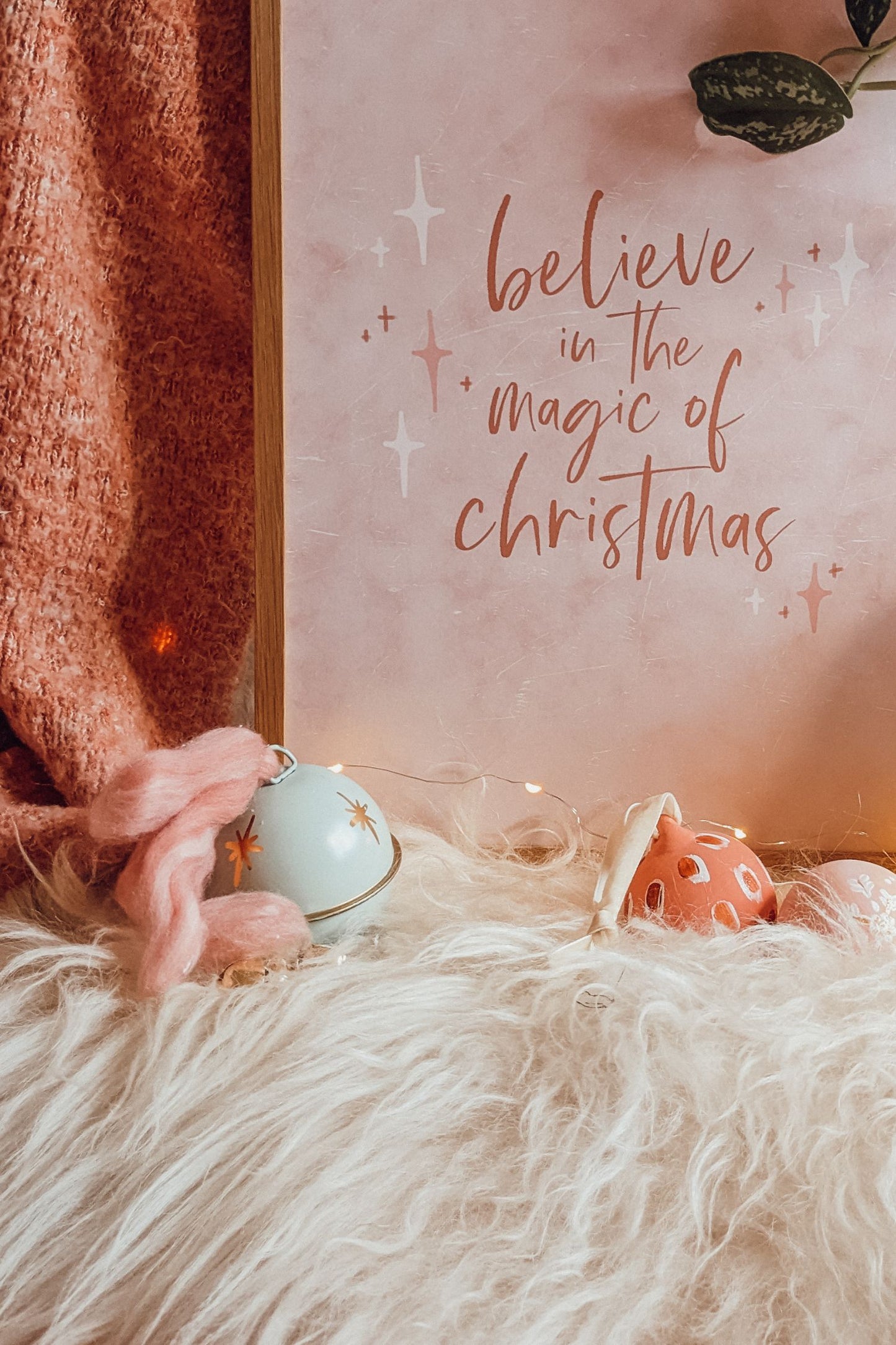 'Believe In The Magic of Chirstmas' Art Print