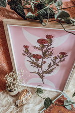 Goddess Moon Thistle Art Print