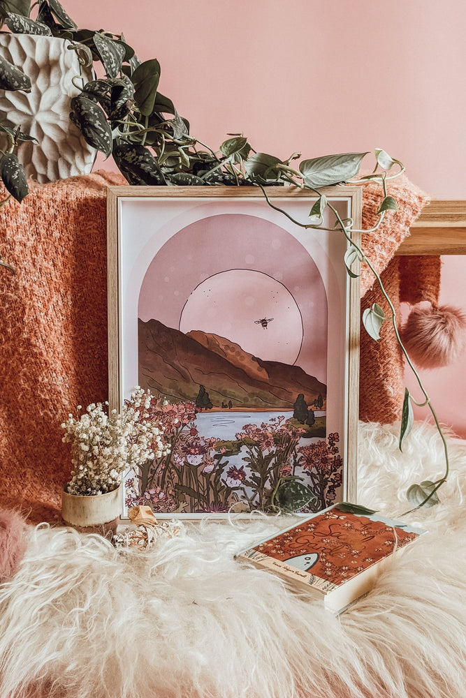Highland Archway Illustrated Art Print