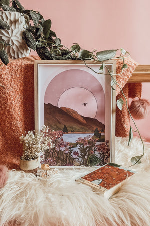 Highland Archway Illustrated Art Print