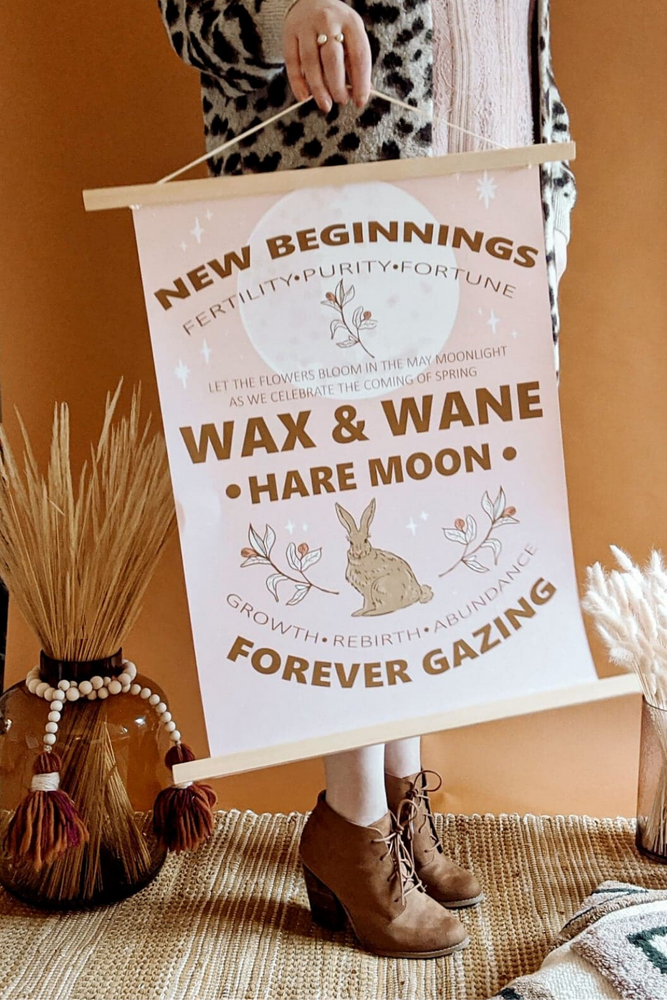 Celebration Of Spring + The Hare Moon Graphic Print