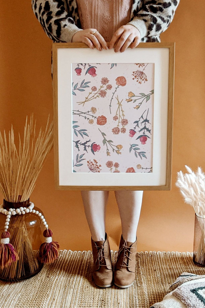 Springtime Floral Art Print