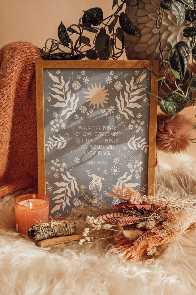 'Glory To Ukraine' Art Print-Blue