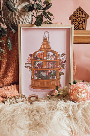 A Moment Full Of Blooms Art Print