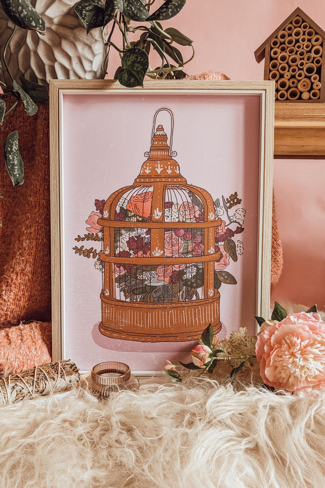 A Moment Full Of Blooms Art Print