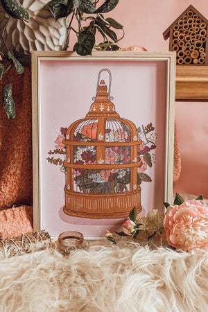 A Moment Full Of Blooms Art Print