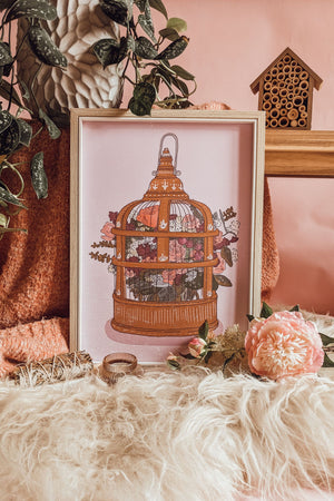 A Moment Full Of Blooms Art Print