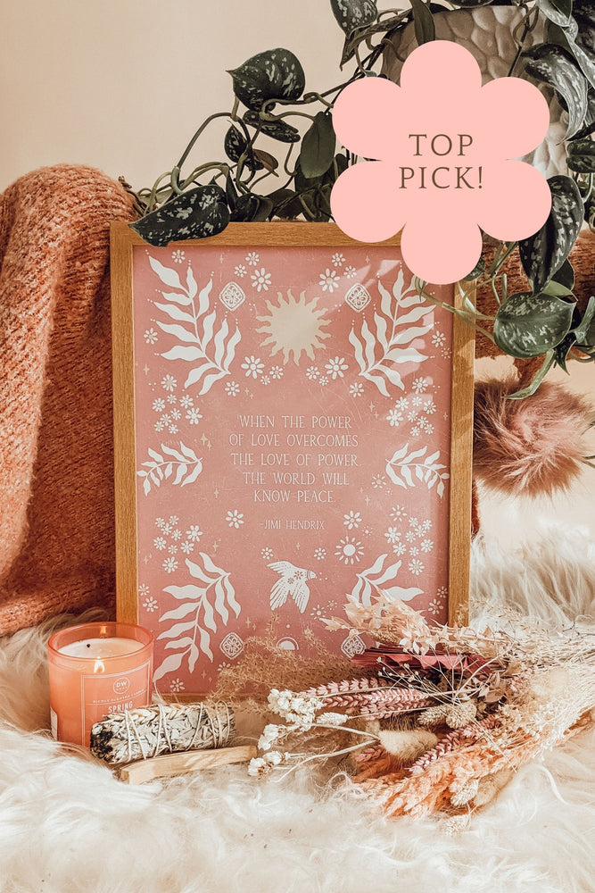 'Glory To Ukraine' Art Print-Pink